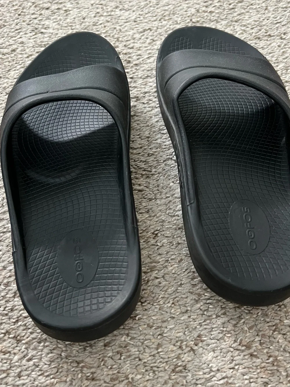 OOFOS Black Men's Recovery Slide Sandals Size 11 or W 13
